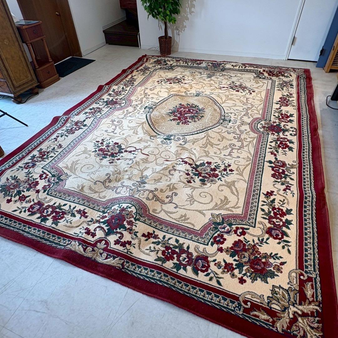 ベルギー産　カーペット　絨毯　ラグ　340×240 ウィルトン