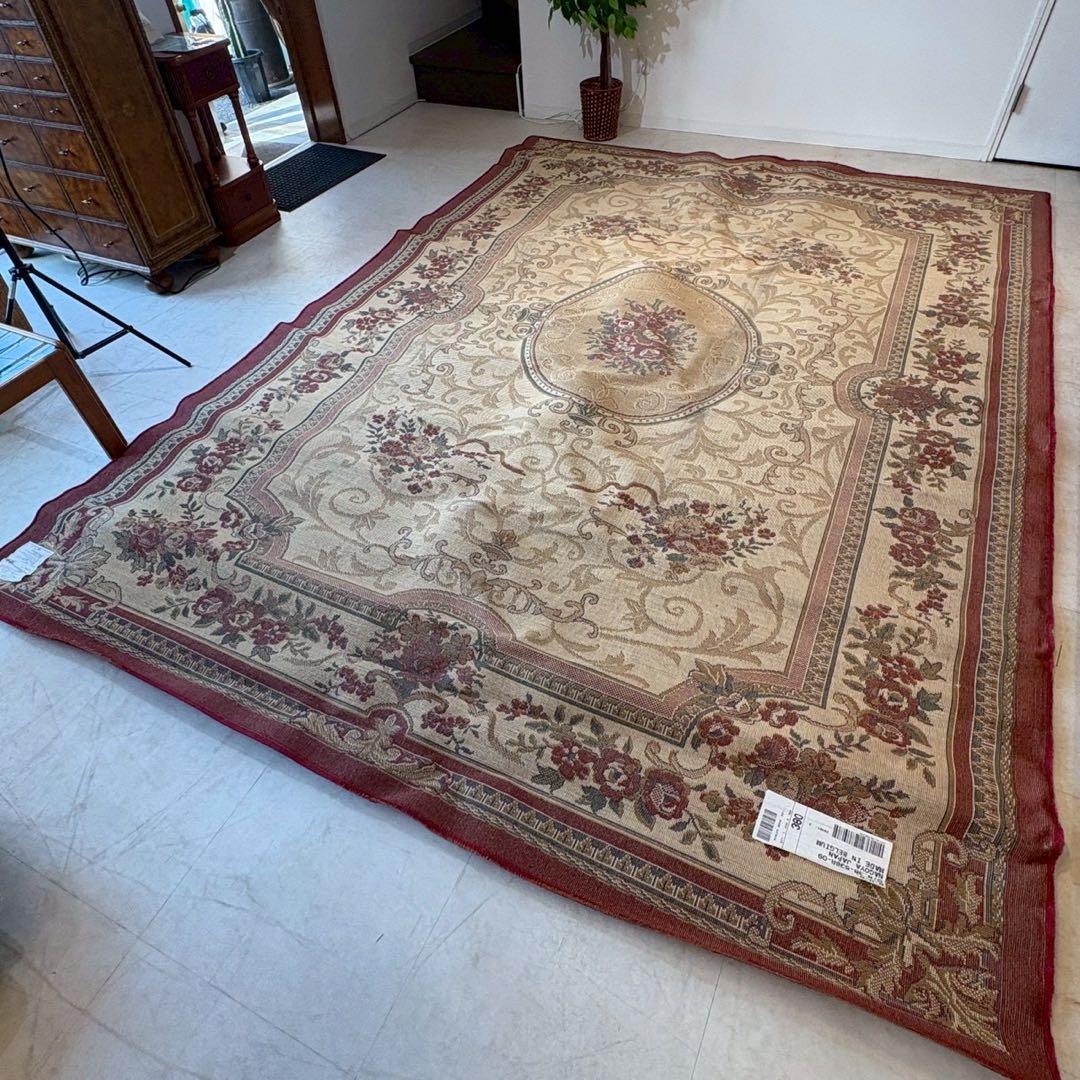 ベルギー産　カーペット　絨毯　ラグ　340×240 ウィルトン