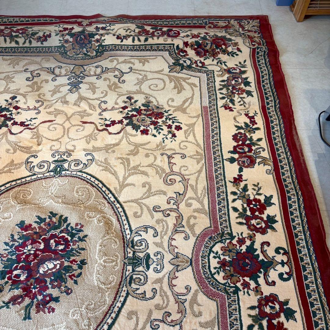 ベルギー産　カーペット　絨毯　ラグ　340×240 ウィルトン