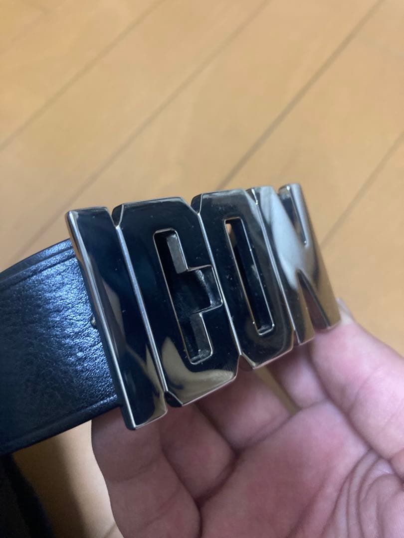 レア初期アイテム DSQUARED2 アイコンベルト ブラック