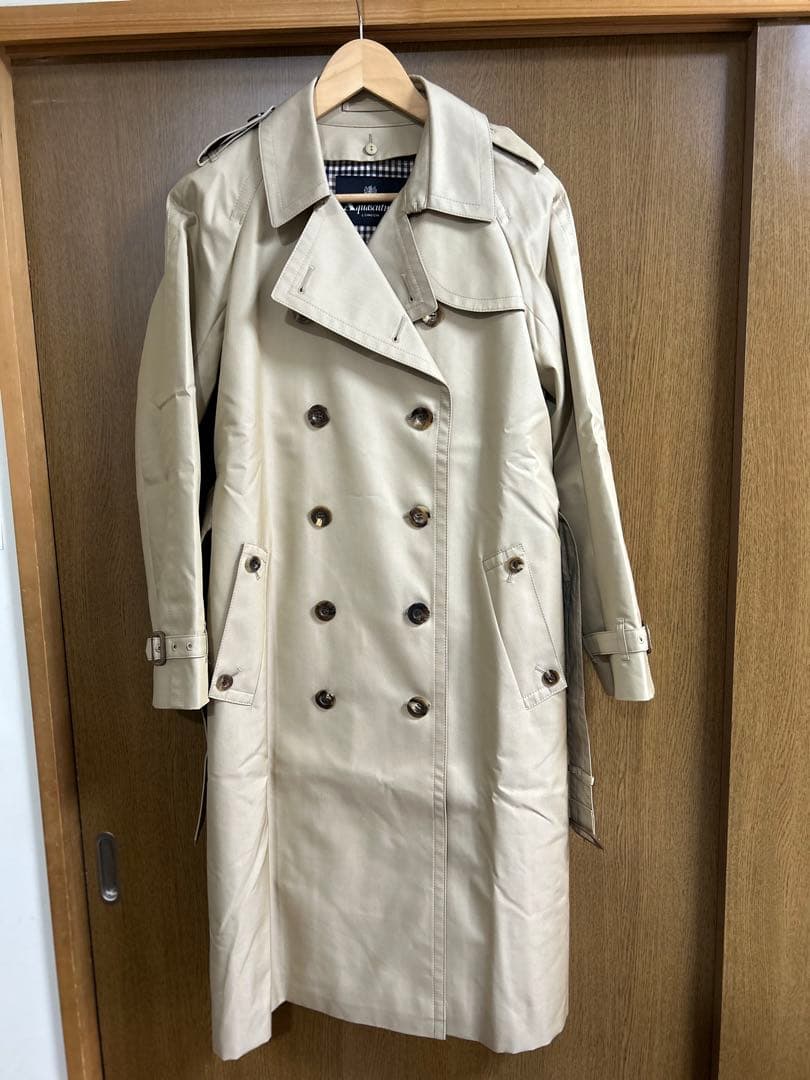 極美品◼️アクアスキュータム ベーシックトレンチコート サイズ10