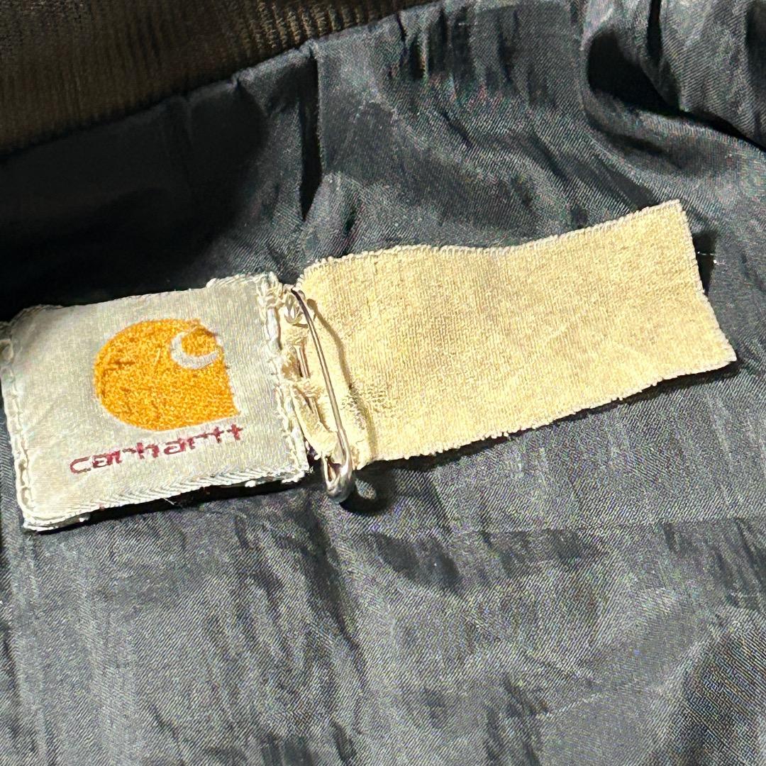 80-90s 星タグ USA製 ブラウン カーハート 短丈トラディショナル