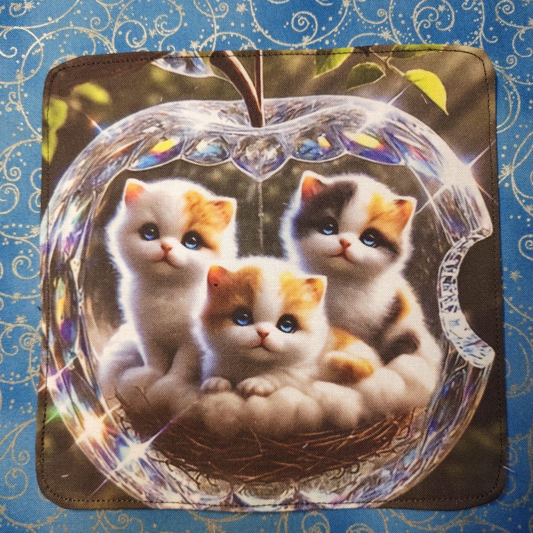 あしべ☆　パネル18枚+ハンカチワンにゃんこ柄