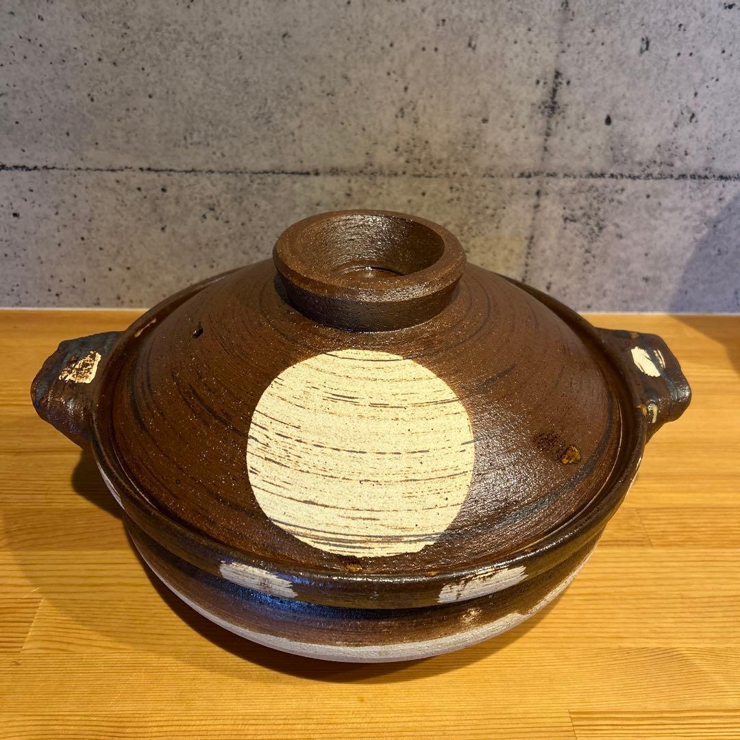 未使用　伊賀焼　土鍋　長谷製陶　約31cm