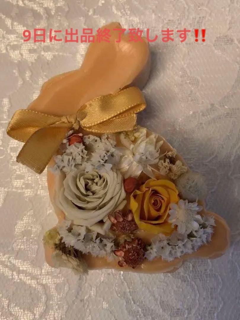 NO55.大人の為のオリジナルうさぎちゃんᒼᑋªⁿ❤︎*キャンドル❤