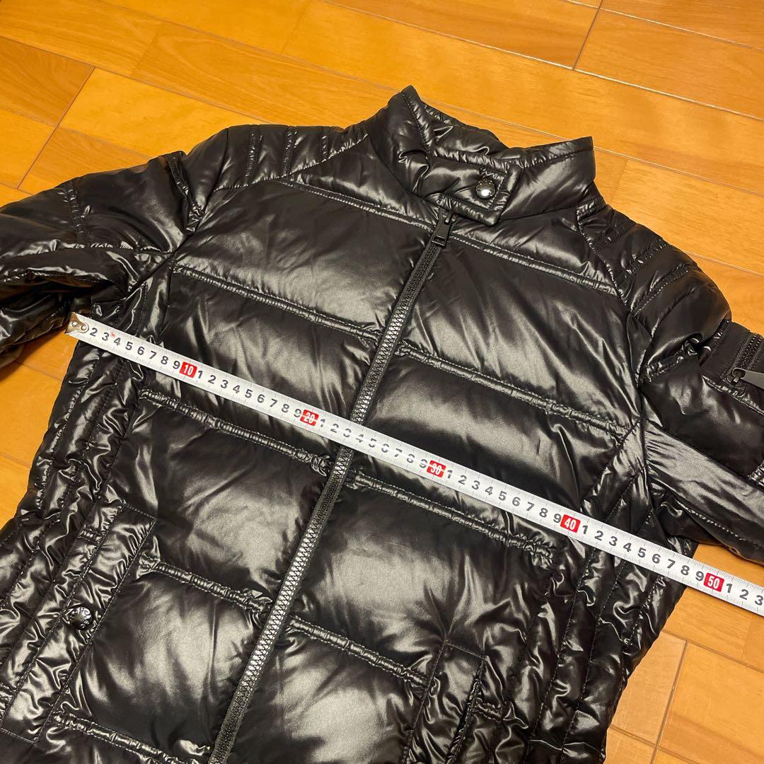 モンクレール 2022年製 SANGATTE バイカー風 ダウン 黒 3 美品