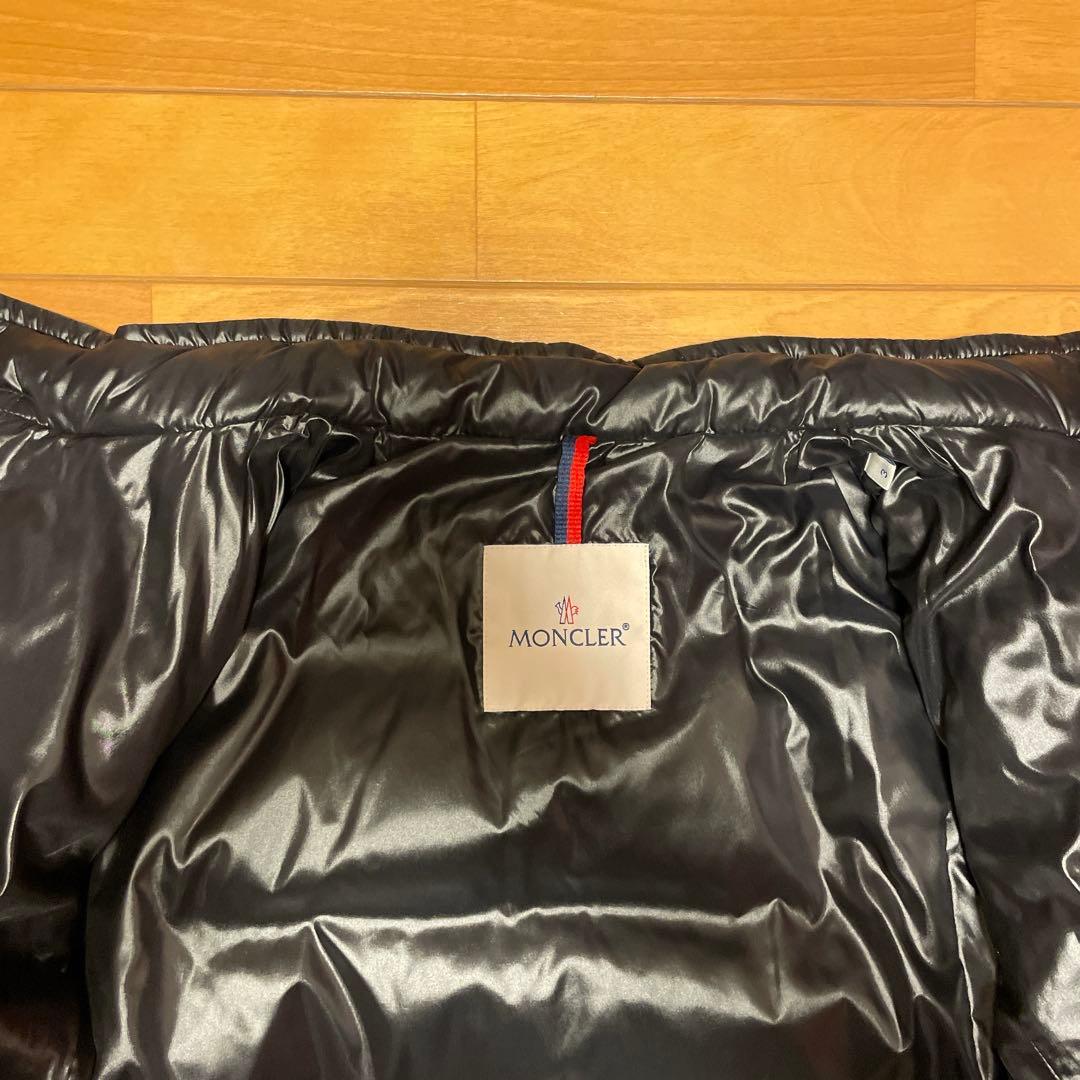 モンクレール 2022年製 SANGATTE バイカー風 ダウン 黒 3 美品