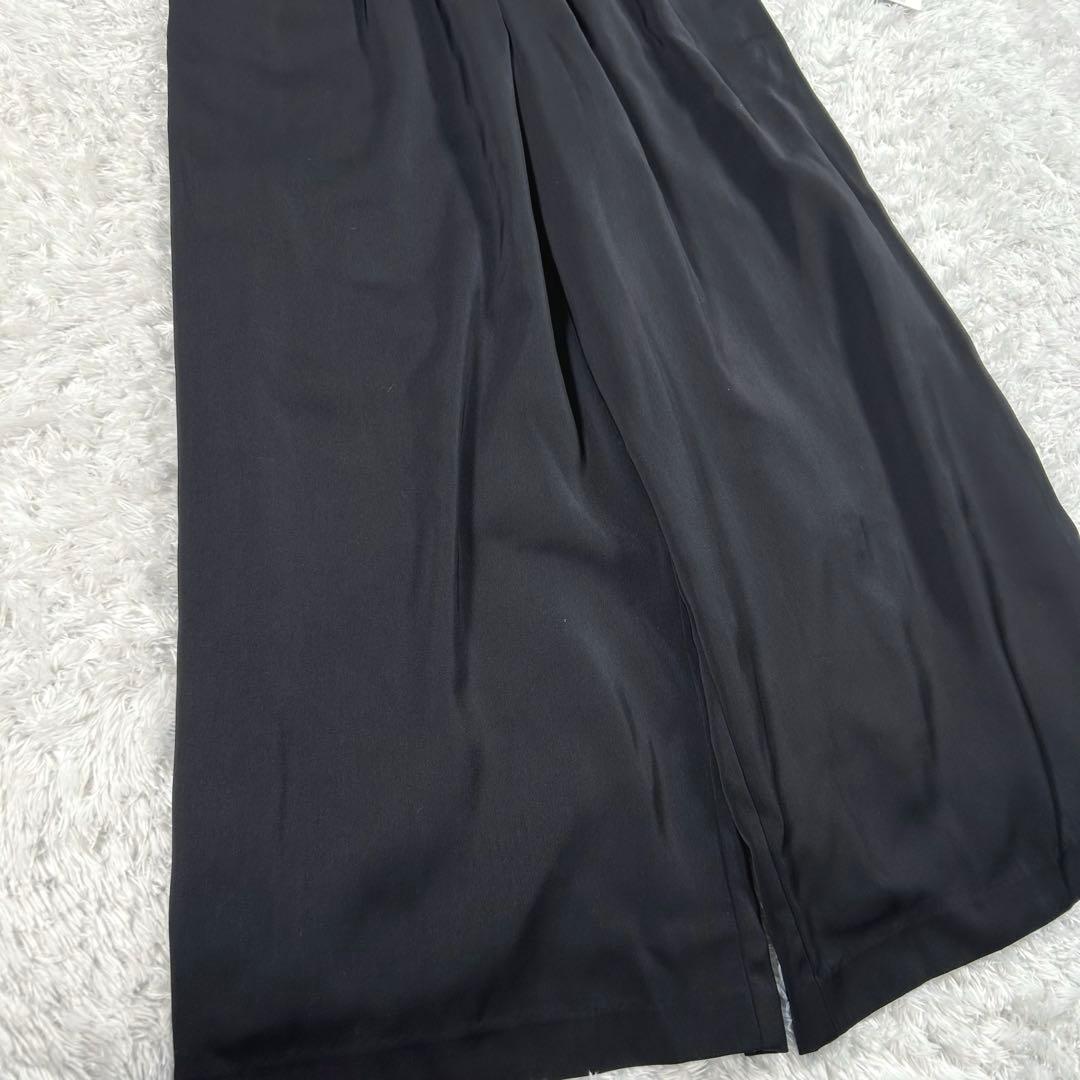 【新品】　Dorry Doll　シアーフリルパンツドレス　ブラック　M