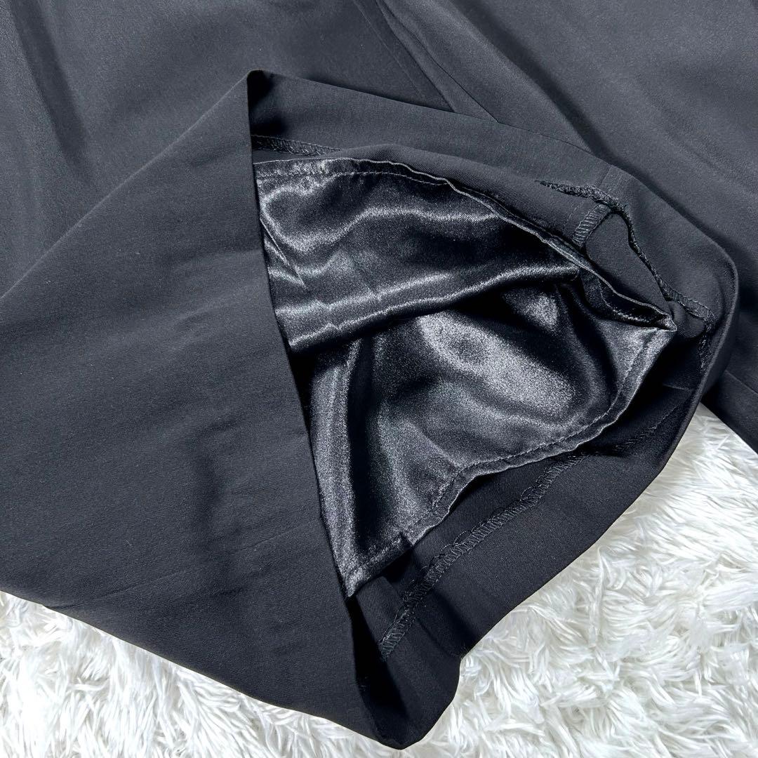 【新品】　Dorry Doll　シアーフリルパンツドレス　ブラック　M