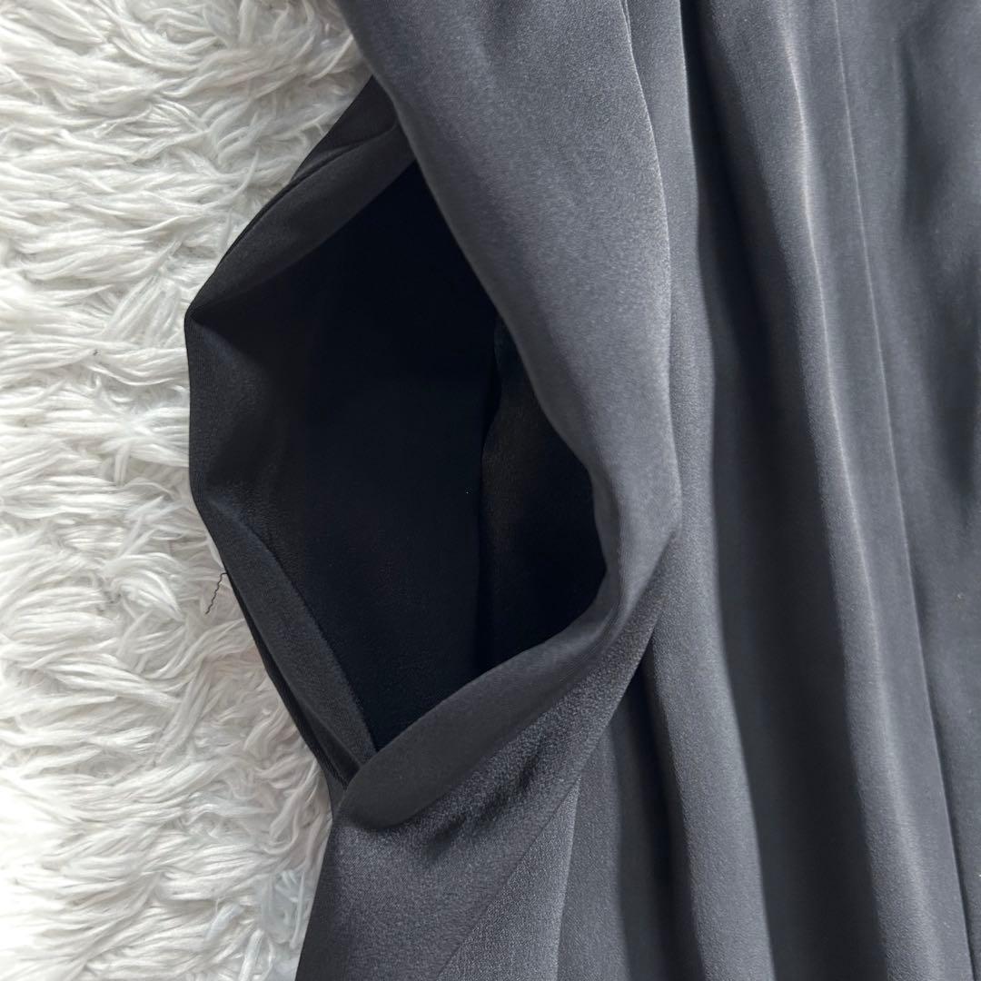 【新品】　Dorry Doll　シアーフリルパンツドレス　ブラック　M