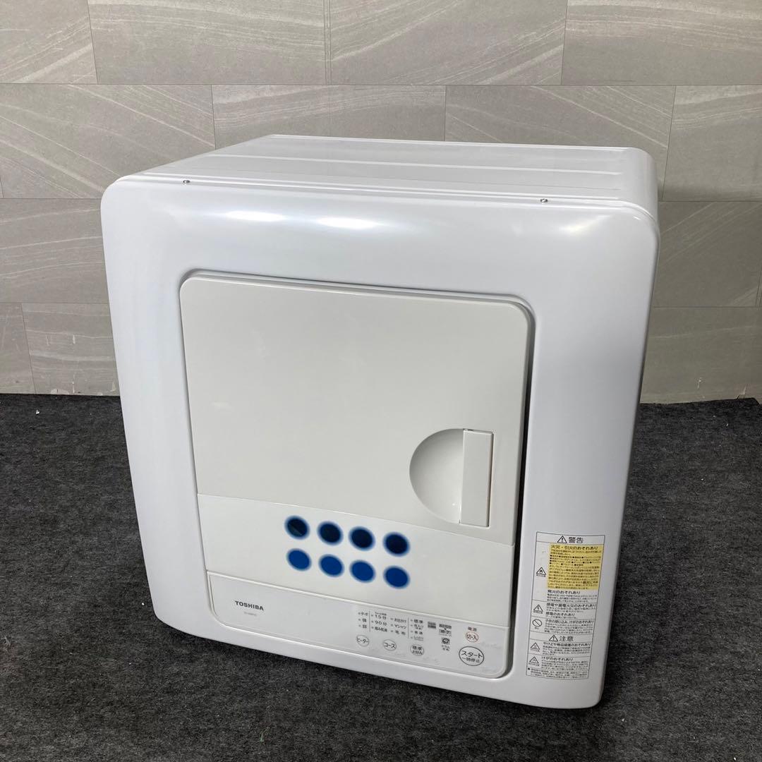 TOSHIBA 衣類乾燥機 6.0kg 2022年製 ED-608 d3780