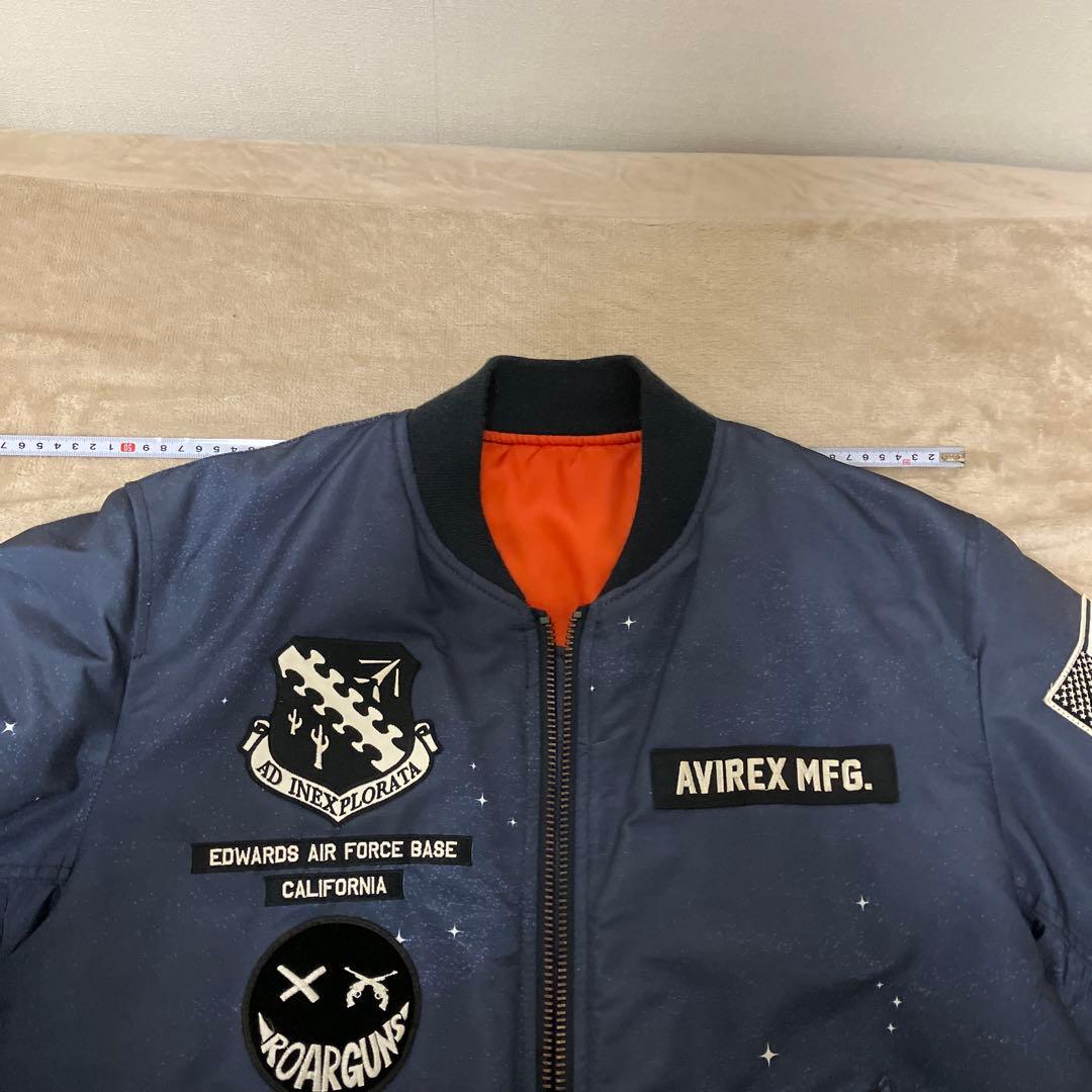 激レアAVIREX MA-1 フライトジャケット (ロアーガンズ)XLサイズ