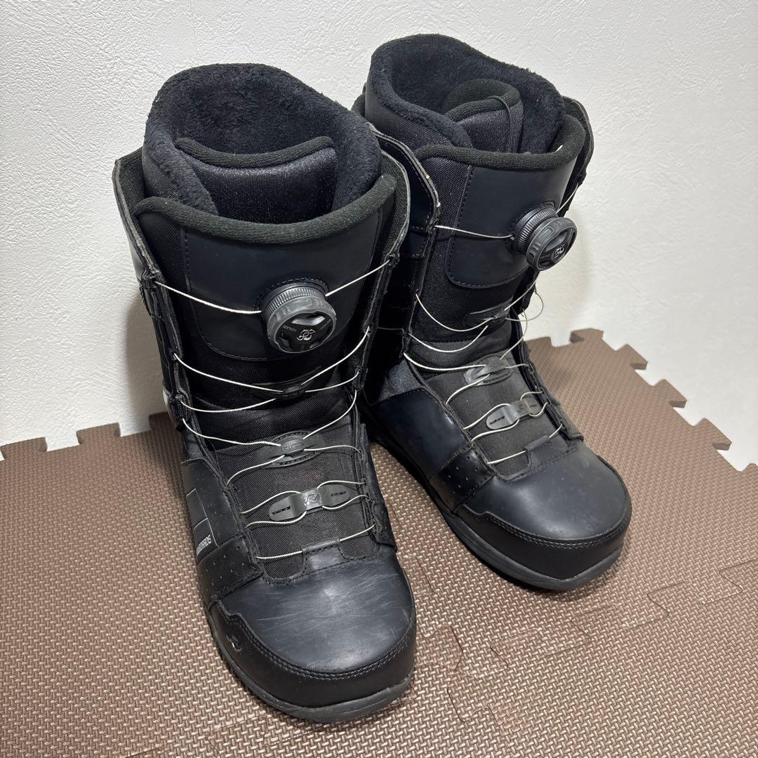 ANTHEM ブラック スノーボードボアブーツ