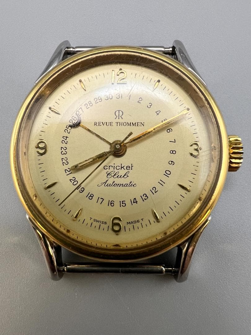 悠真レビュートーメン　REVUE THOMMEN　クリケットクラブ 自動巻