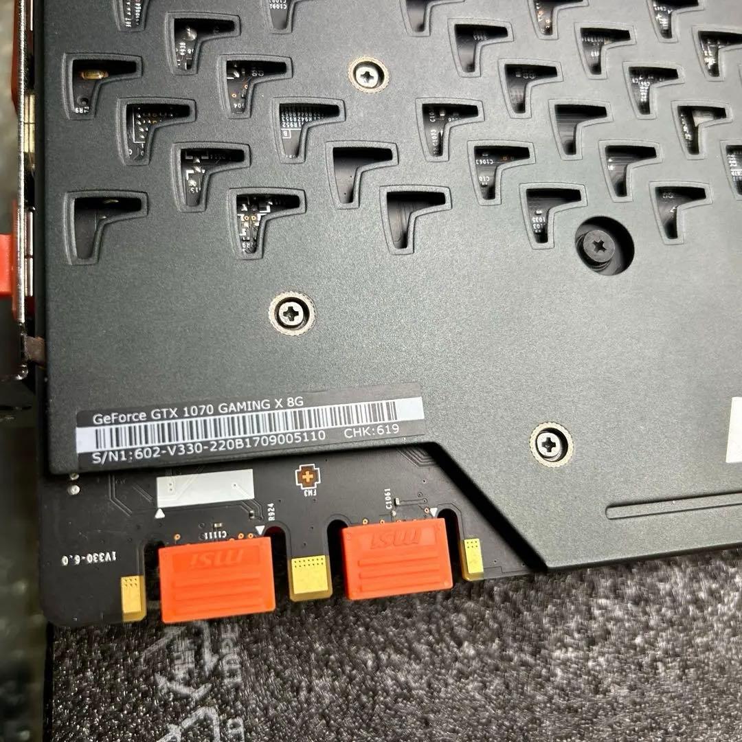 グラフィックボード・グラボ・ビデオカード MSI GeForce GTX 1070 Gaming X 8G