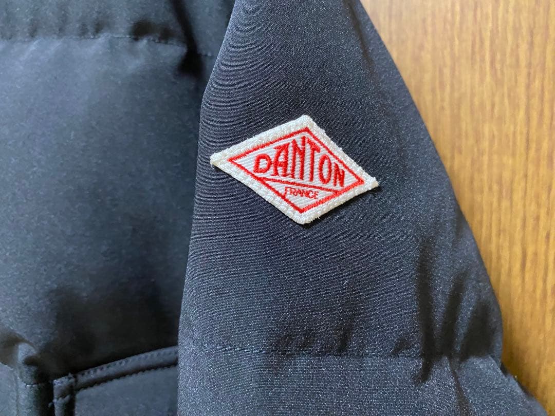 DANTON WOMEN'S DOWN HOODED JACKET 黒 XS