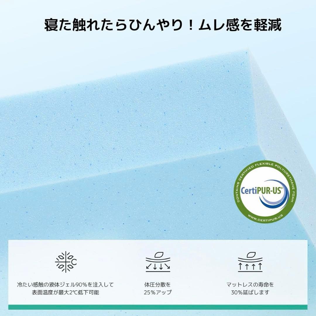 マットレス クイーン 低反発 吸湿防臭 高密度ウレタン 寝姿記憶 やや柔らかめ