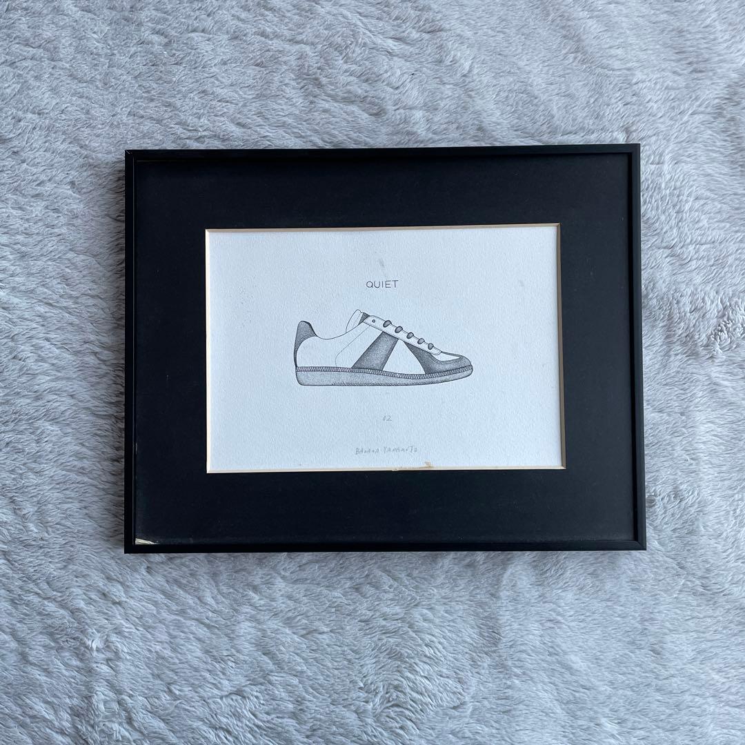 BANANA YAMAMOTO スニーカー イラスト ジャーマントレーナー