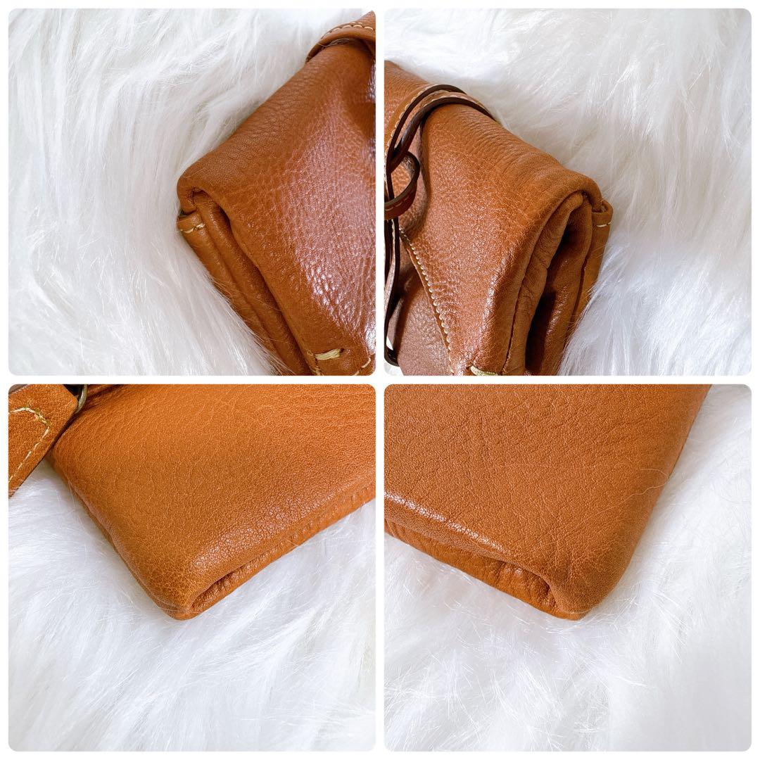 土屋鞄製造所 ツチヤカバン オイルヌメループフラットポーチ TO2318BR 箱