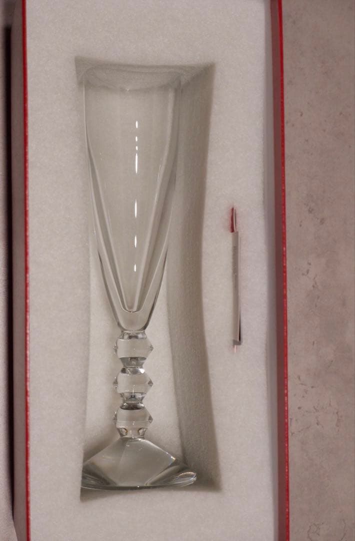 【未使用、箱付】Baccarat ベガ シャンパンフルート 、箱付