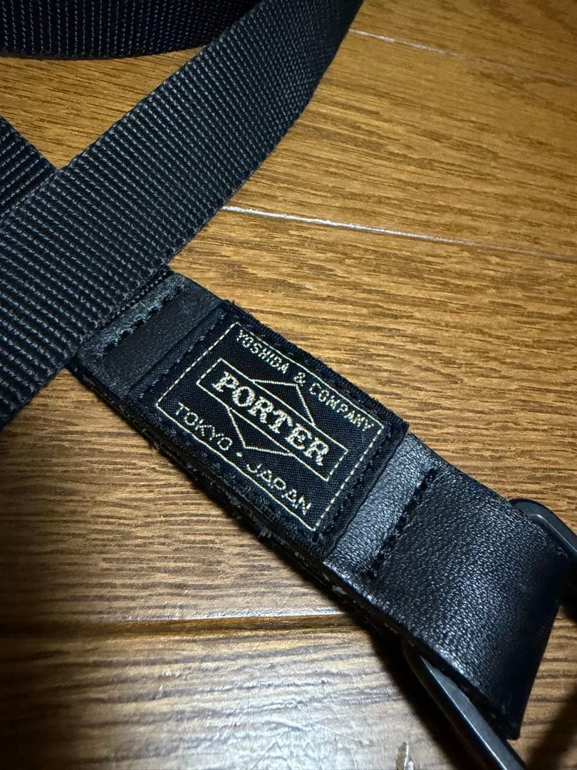Nハリウッド × ポーター ベルト ブラック ダブルリング