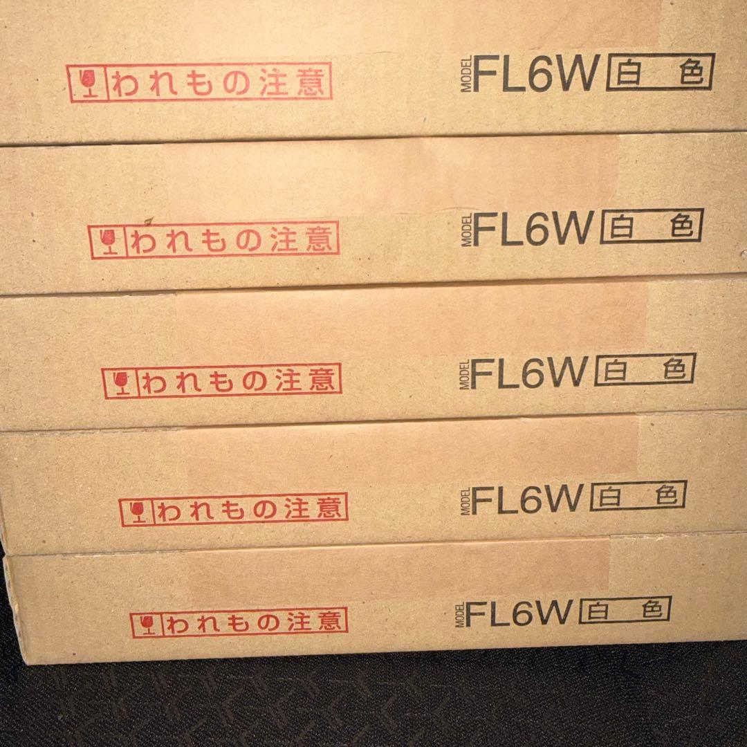 東芝 蛍光灯 FL6W 蛍光ランプ 未開封 50本セット 白色