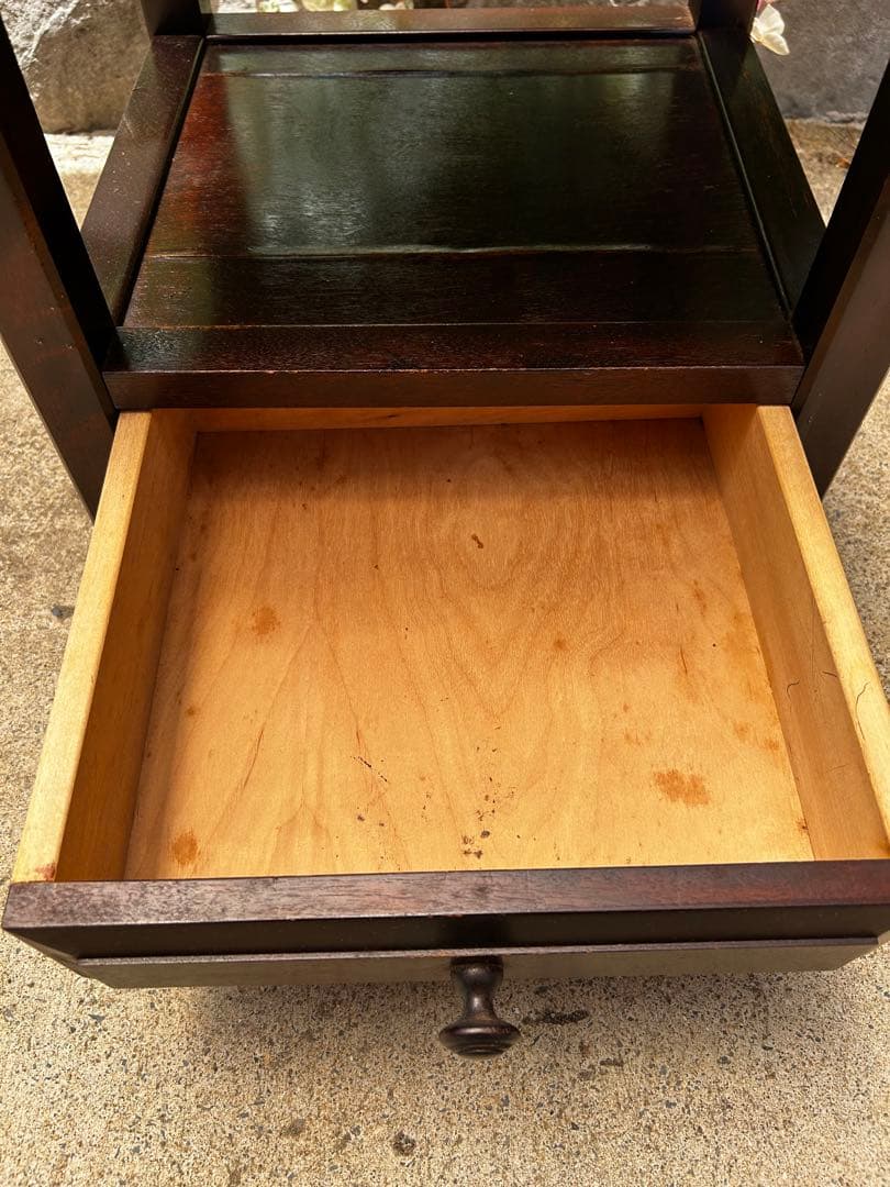 民藝家具　えぞインテリア　多様台　ベッドサイドデスク　アンティーク