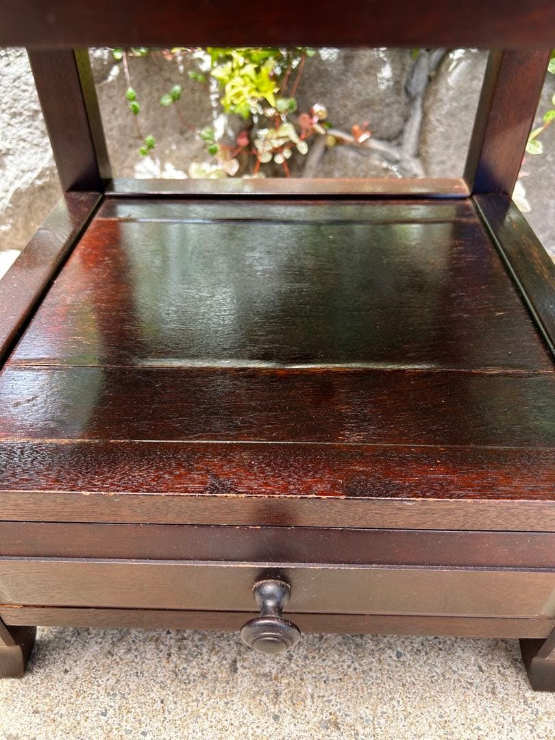 民藝家具　えぞインテリア　多様台　ベッドサイドデスク　アンティーク