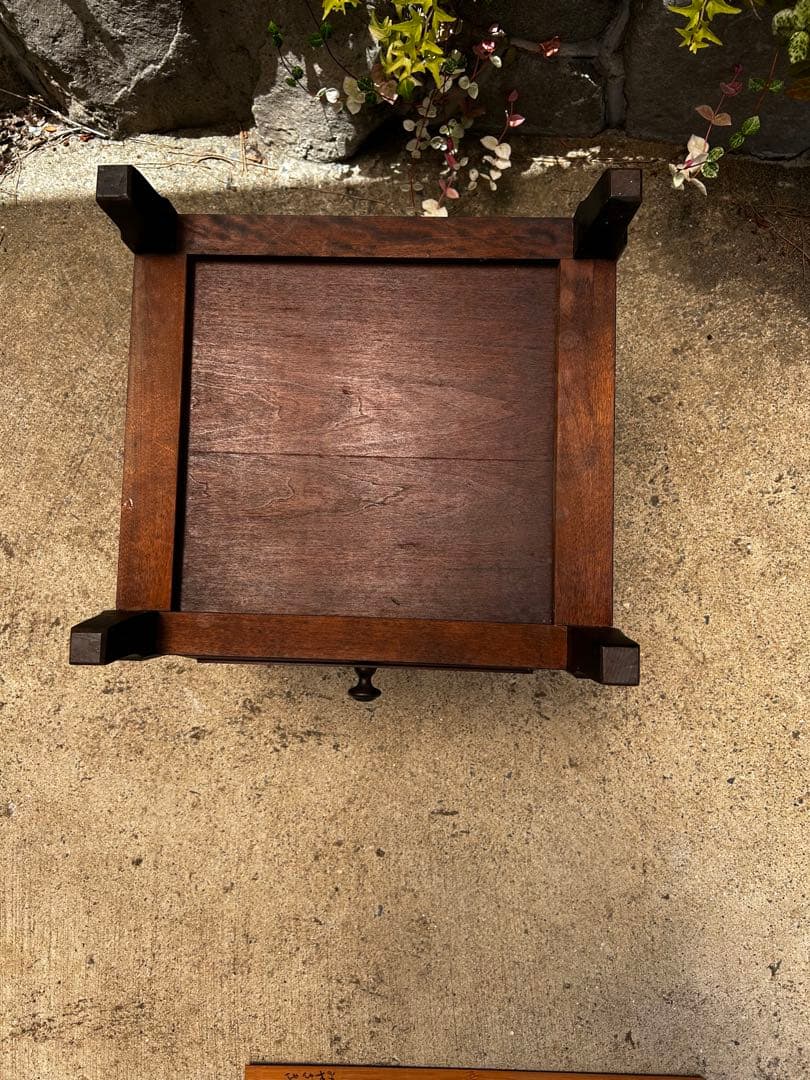 民藝家具　えぞインテリア　多様台　ベッドサイドデスク　アンティーク