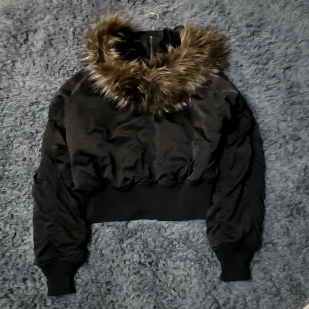 AZUL by moussy N-2Bフライトジャケット　y2k 黒　マウジー