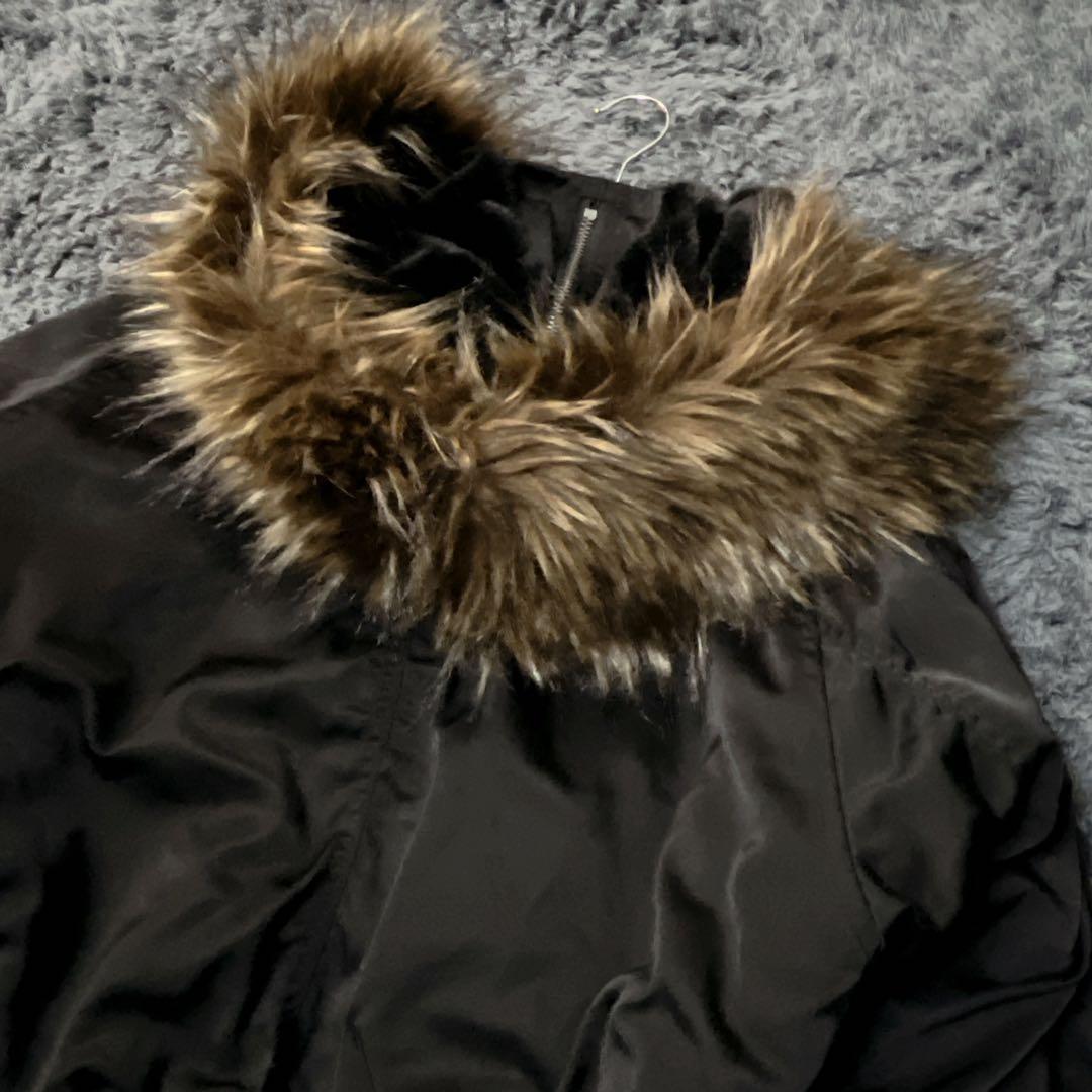 AZUL by moussy N-2Bフライトジャケット　y2k 黒　マウジー