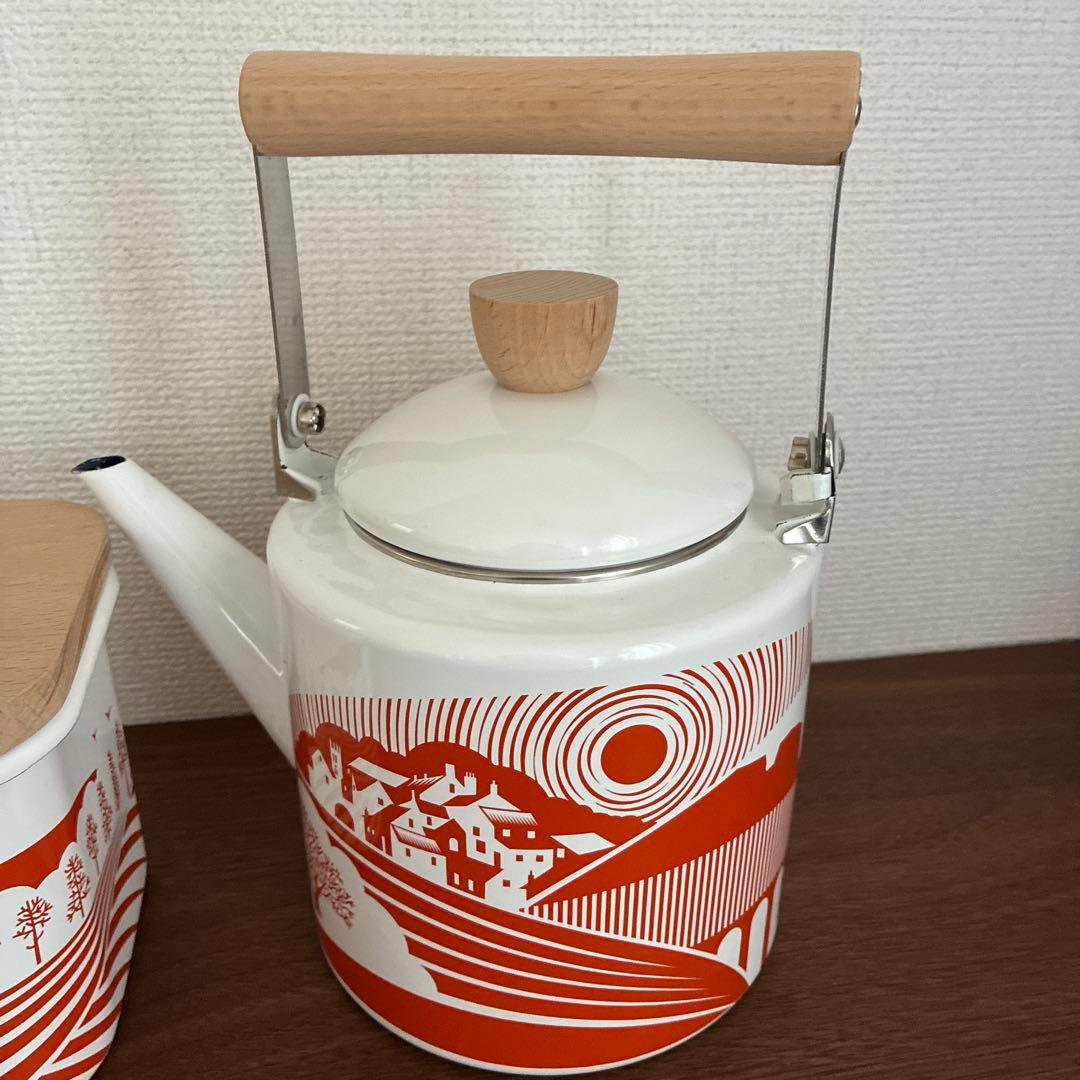 琺瑯　やかん　キャニスター　イギリス　mini moderns 難あり　新品