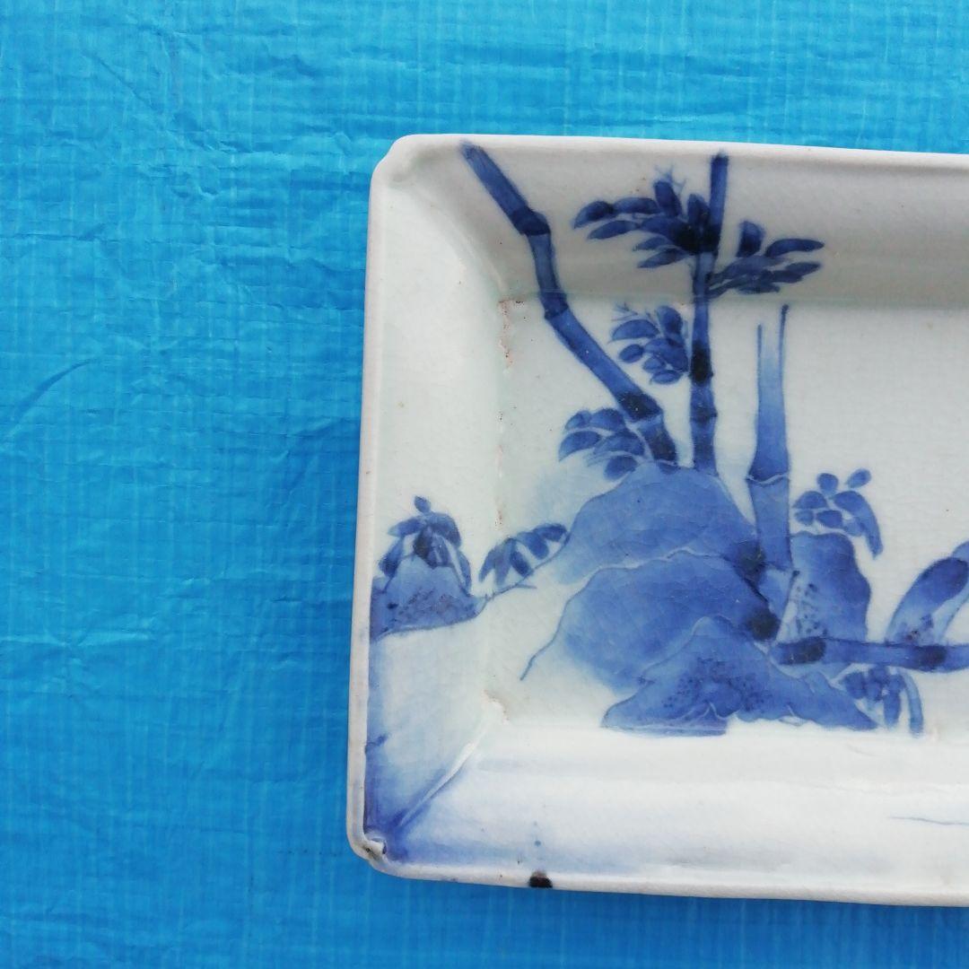 古伊万里長皿