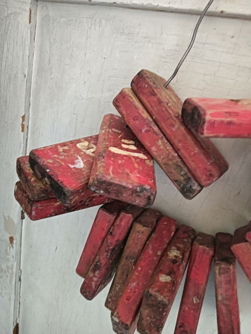 骨董　魚市場の競り札　レア　襤褸　ボロ　魚籠　魚釣　貴重　明治　大正