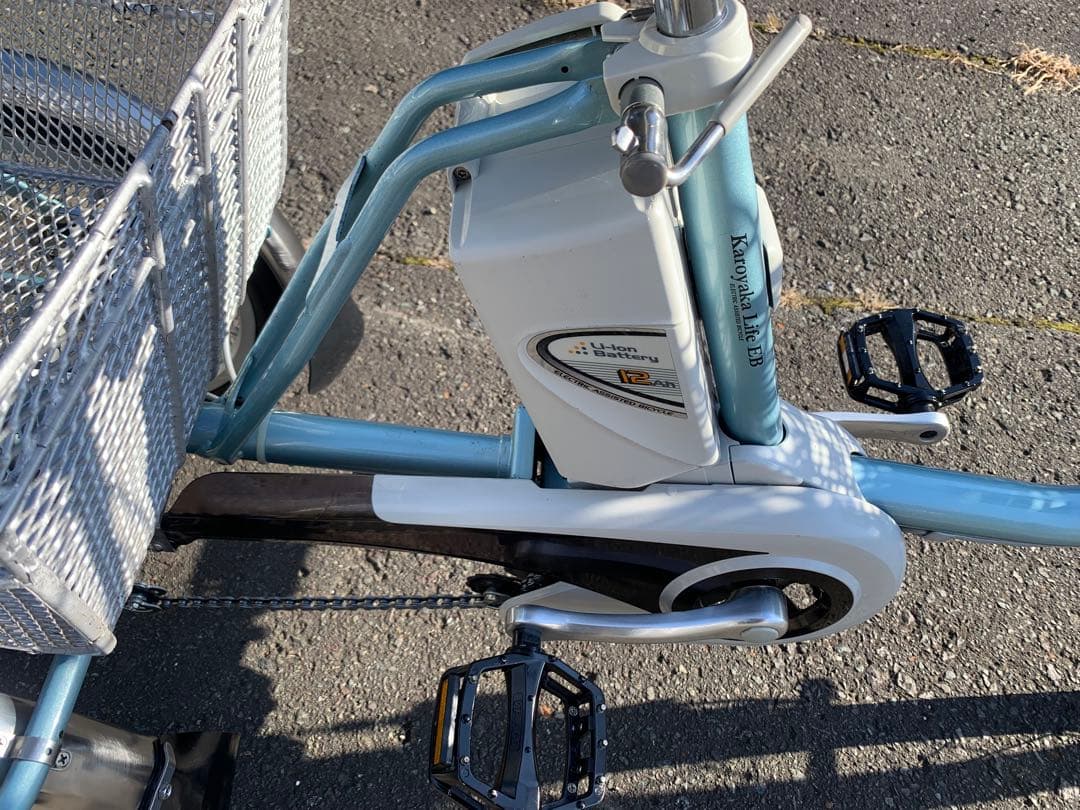 【動作確認済】送料無料 Panasonic 電動アシスト三輪自転車12Ah