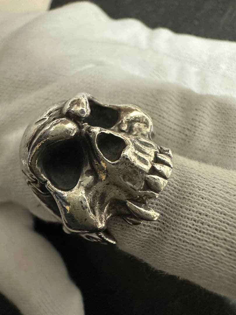 廃盤 重量級 レア ラットレース ファイティングスカルリング。18号