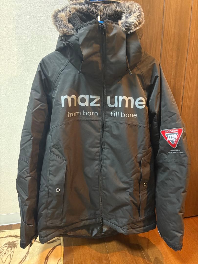 mazume ファー付きレインウェア 黒