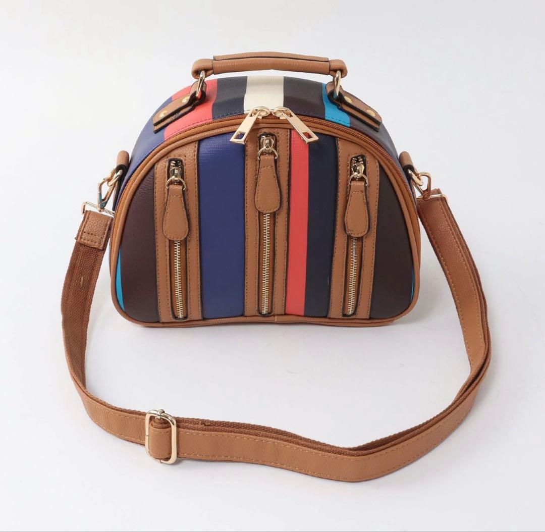 【新品】Three Four Time 4輪マルチストライプ柄親子キャリー