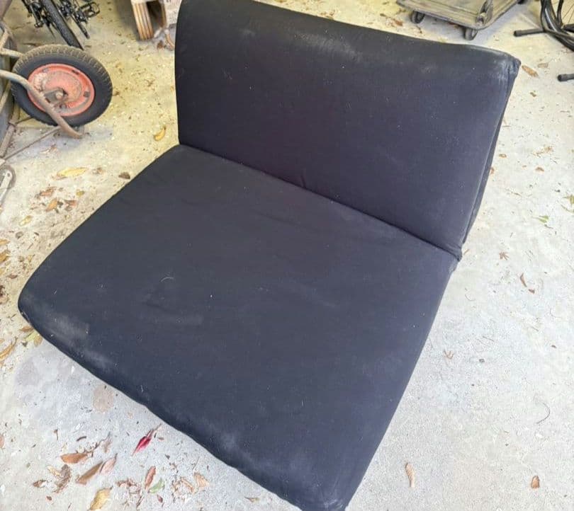 ソファーベッド　シングルベッド　フランスベッド　3つ折りベッド　専用カバー付き