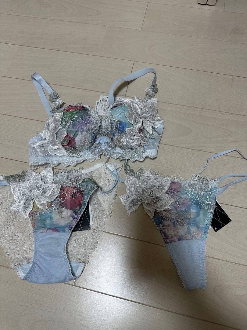 salute ブラジャーショーツ3点セット M