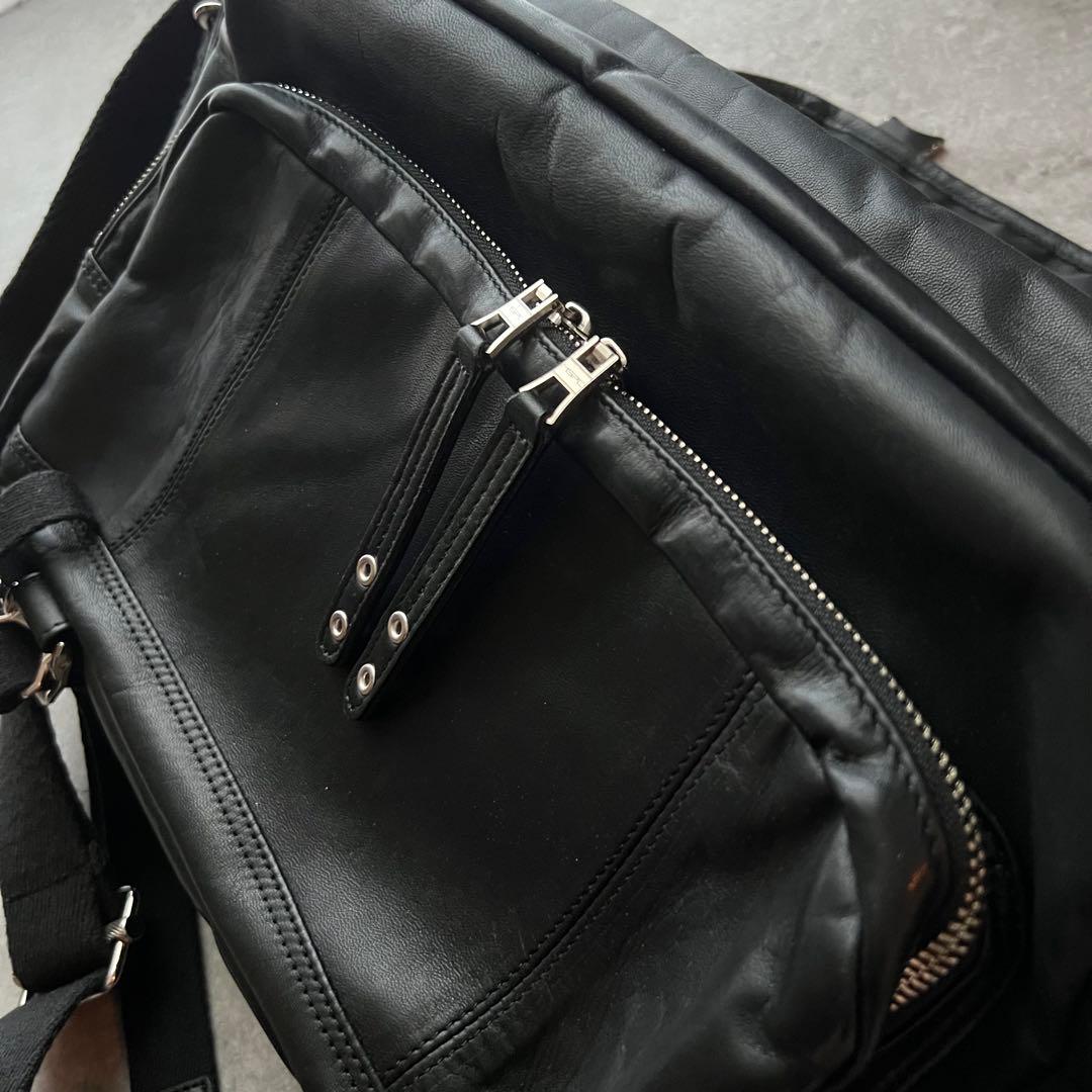 ☆美品☆ マスターピース メッセンジャーバッグ レザーバッグ 馬革