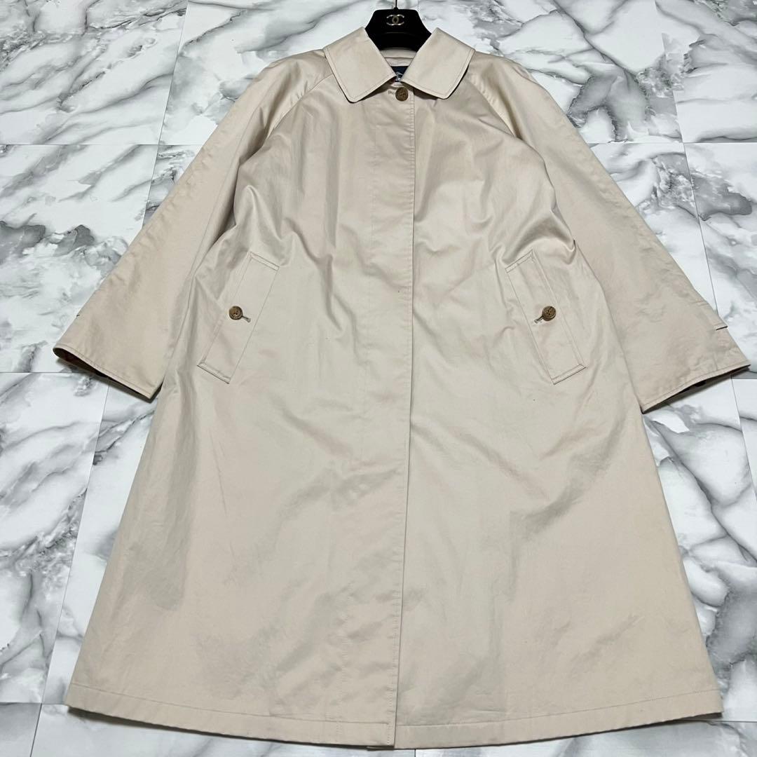 専用 バーバリーロンドン　ロングコート　ステンカラー　ノバチェック　ベージュ