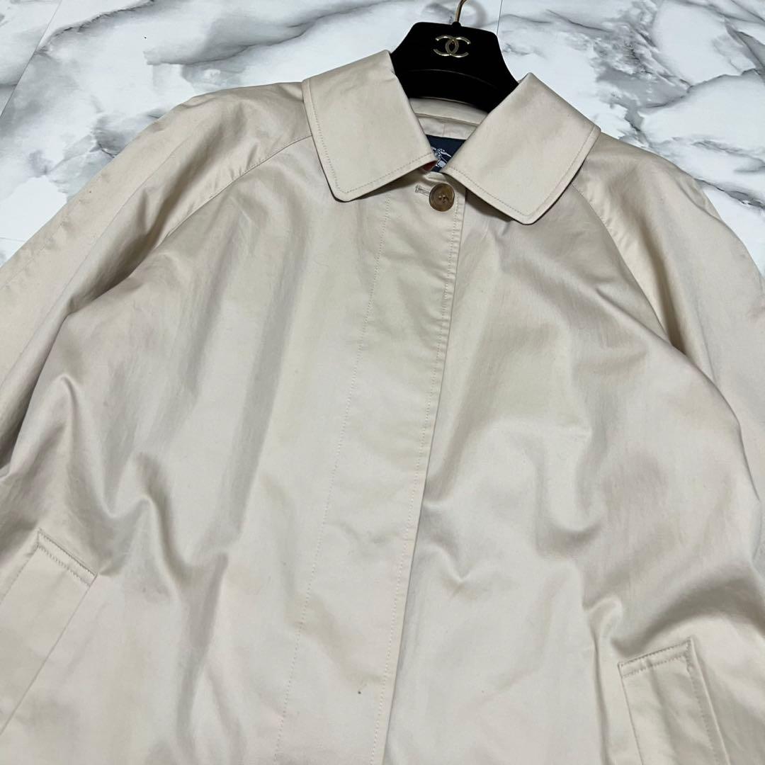 専用 バーバリーロンドン　ロングコート　ステンカラー　ノバチェック　ベージュ