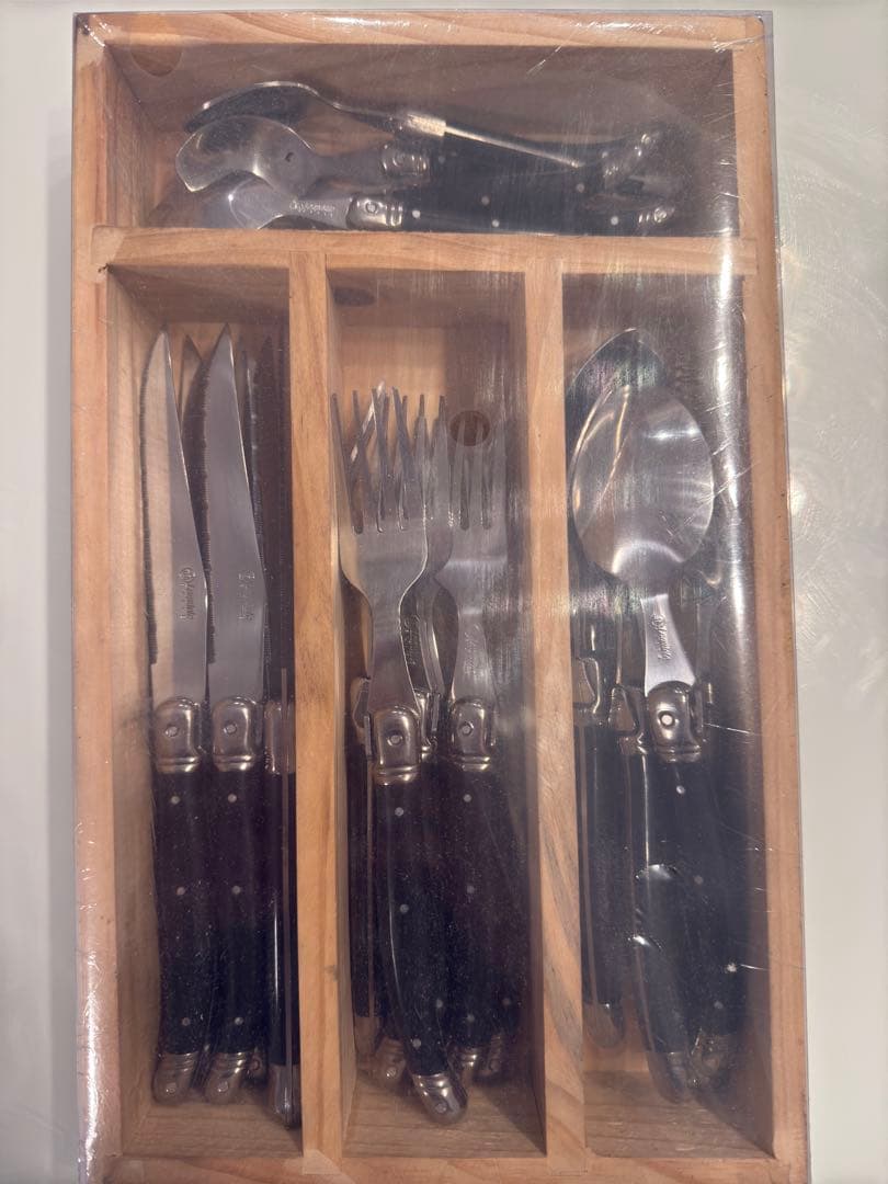 Laguiole カトラリーセット 24点 ステンレススチール　刻印なし