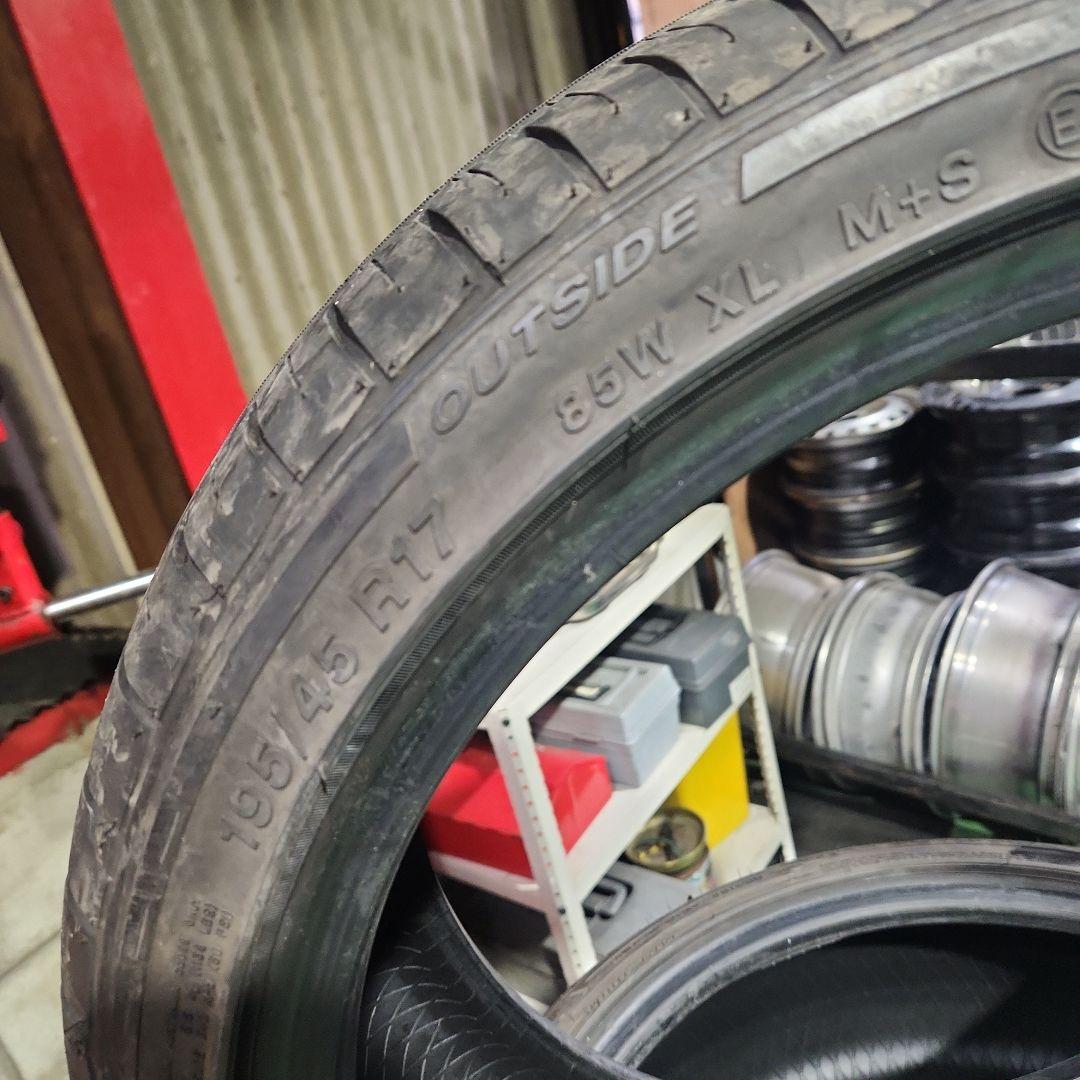 195/45R17　サマータイヤ　2本セット 23年製