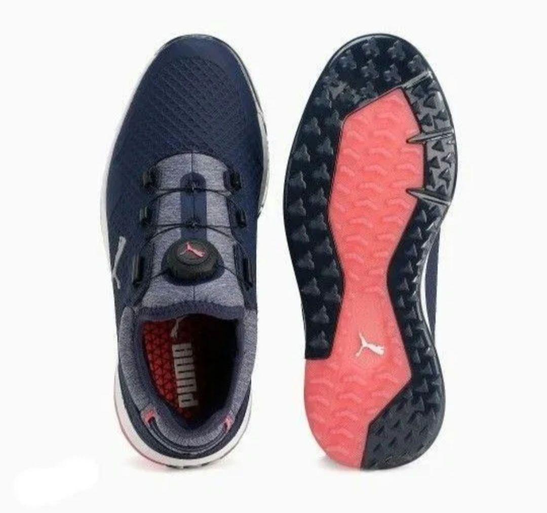 【新品】PUMAプーマ　ウィメンズ　ゴルフシューズ　ネイビー　プロアダプト