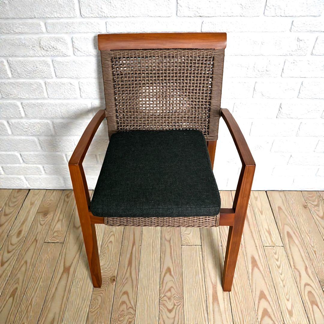 ①美品✨ Kayu style グリーユ ダイニングチェア チーク材 高級家具