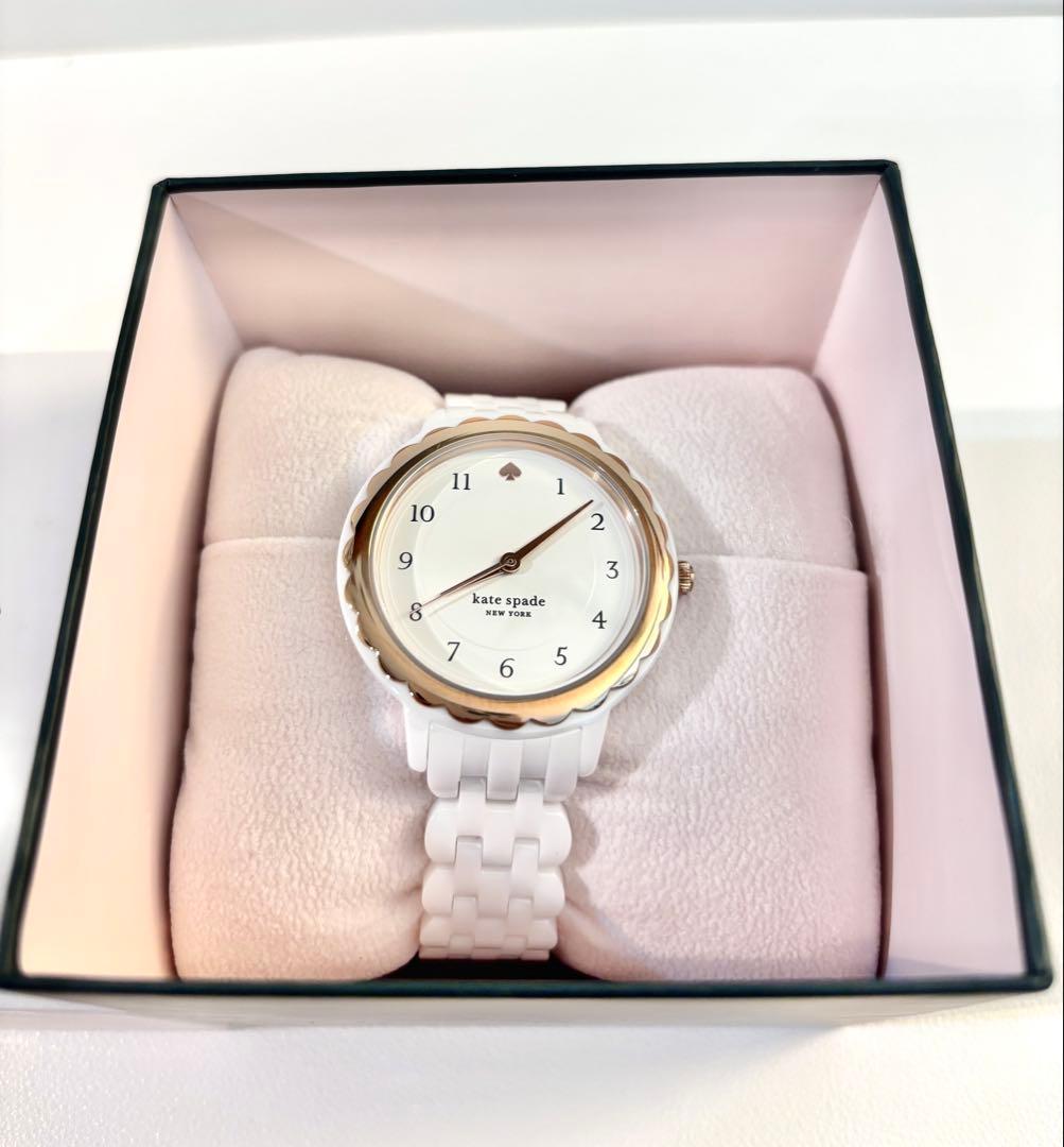 [ケイト・スペード] 腕時計 レディース 正規輸入品 ホワイト