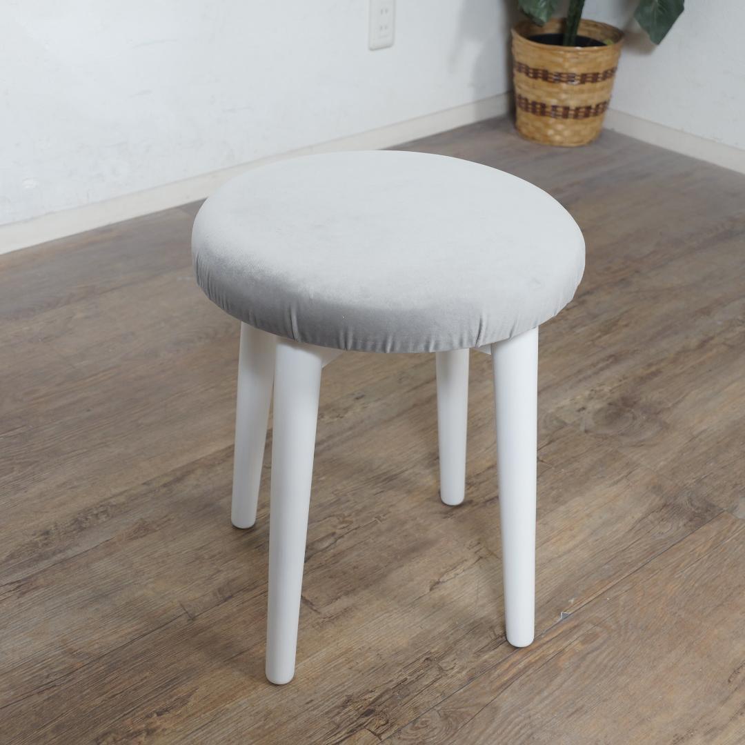 フォロー割【新品】女優ライト付　ドレッサー＆スツールセット　LEDライト