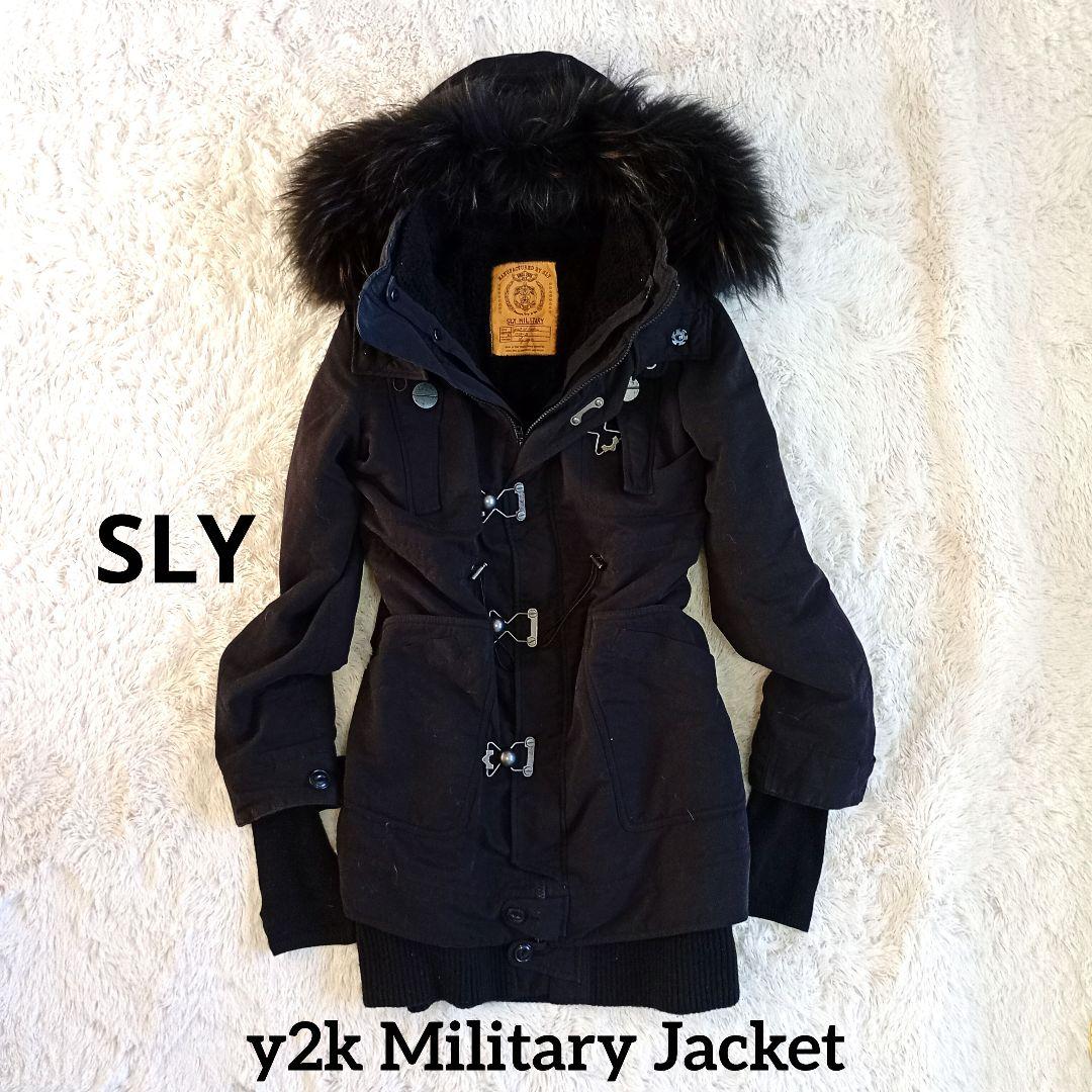 y2k 平成ギャル SLY N-3B ファー モッズコート フェアリー グランジ